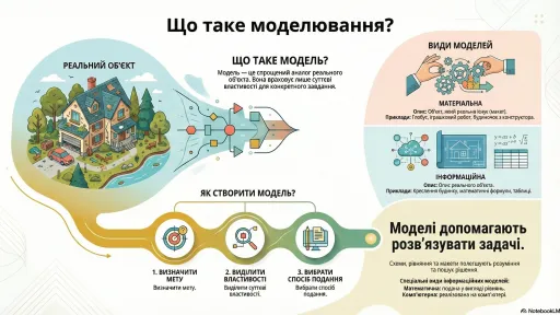 Поняття моделі та моделювання